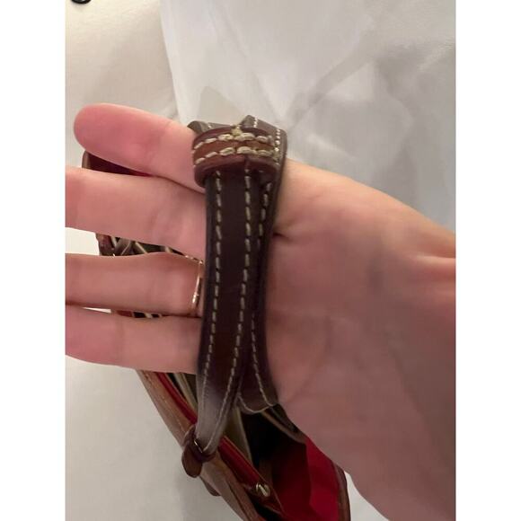 Dooney and Burke Tan Pebble Leather - Picture 3 of 10